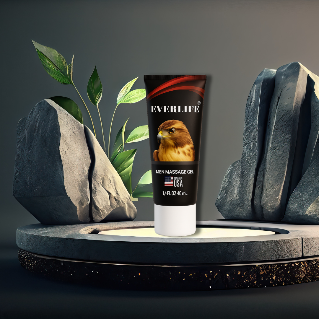 Everlife Men Massage Gel 60 ml Premium Quality Relaxation Gel for Men | Made in USA Body Massage Cream