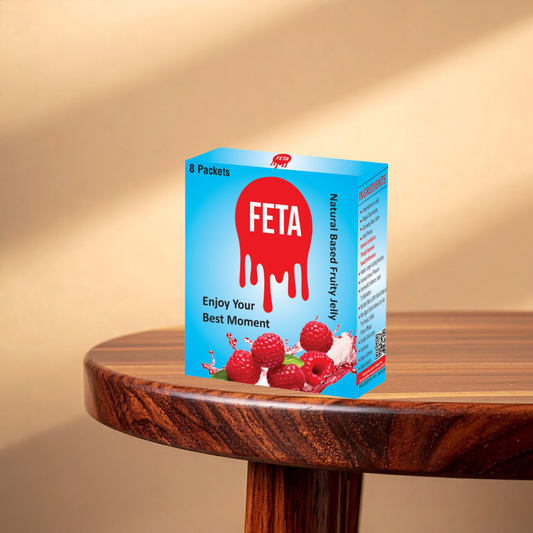 FETA Natural Fruity Jelly – Boost Pleasure & Confidence (8 Sachets Pack)