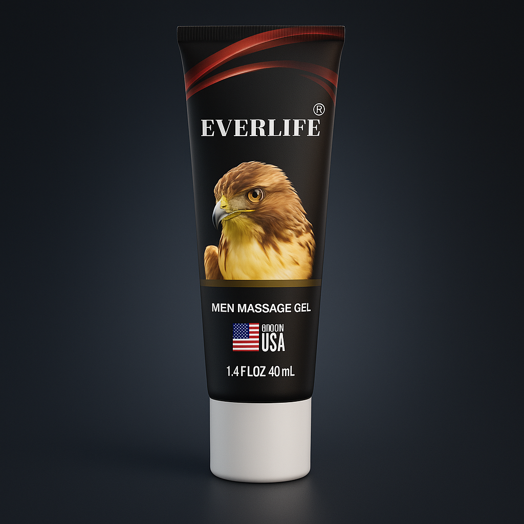 Everlife Men Massage Gel 60 ml Premium Quality Relaxation Gel for Men | Made in USA Body Massage Cream