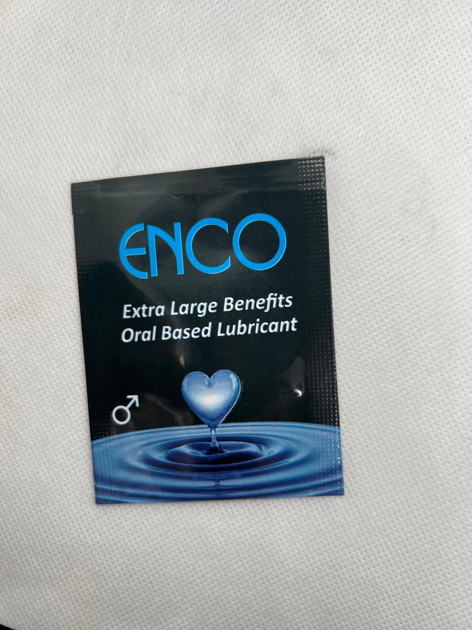 ENCO Oral Lubricant Powder – Extra Large Performance Boost (8 Sachets Pack)
