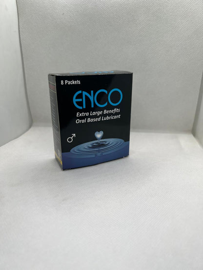 ENCO Oral Lubricant Powder – Extra Large Performance Boost (8 Sachets Pack)