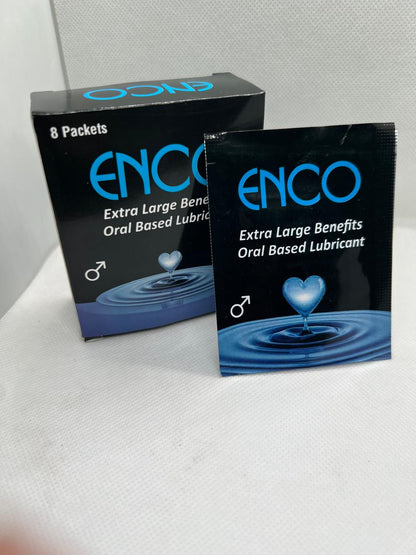 ENCO Oral Lubricant Powder – Extra Large Performance Boost (8 Sachets Pack)